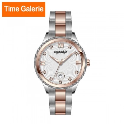 Crocodile CRDW6614.318 Japan Quartz Movement Hardened Crystal Glass Casual Smart Elegant Round Shape Analog Women Watch
